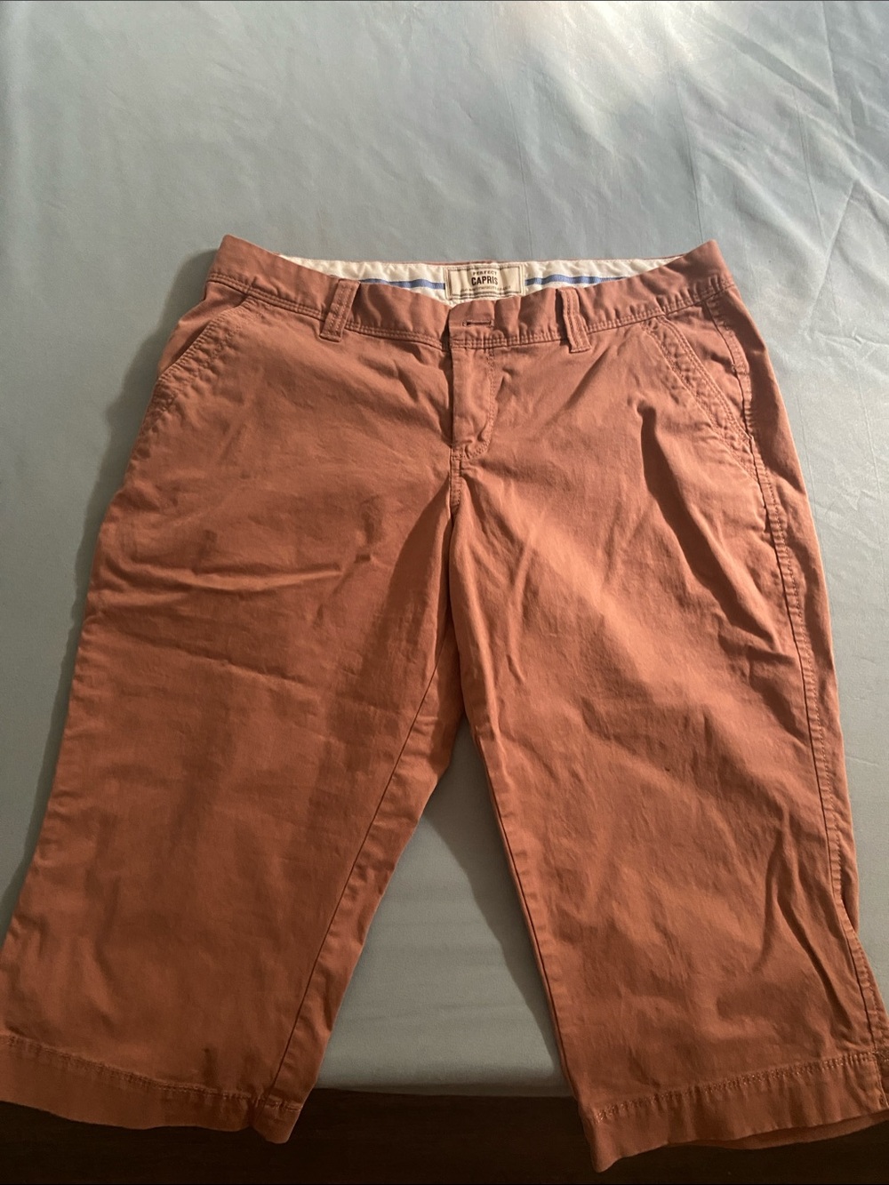 Old Navy Woman Rust Cotton Capris Pants